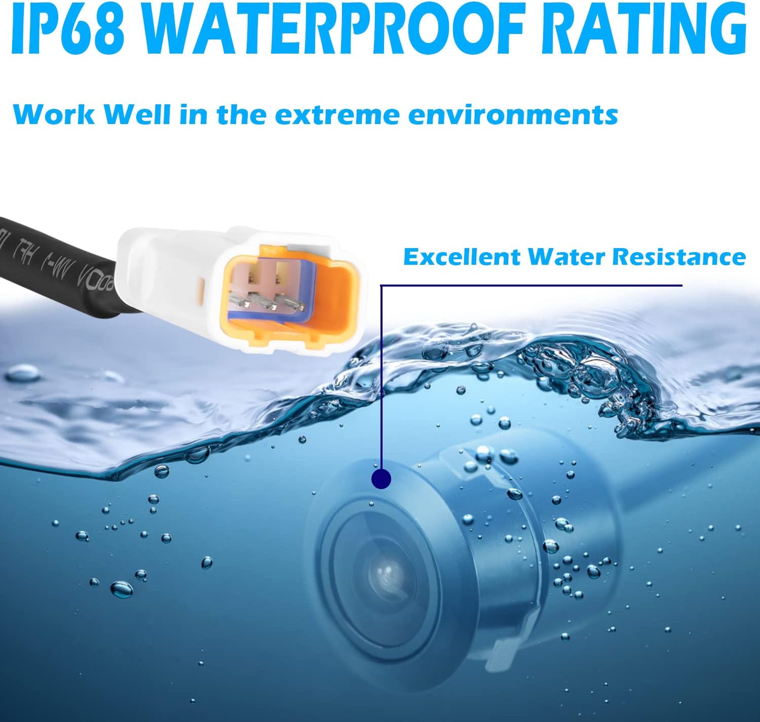 Replace for Polaris RZR Ride Command Front Camera - Plug and Play for Factory Installed 7" Ride Command (Not for Pro XP Models)