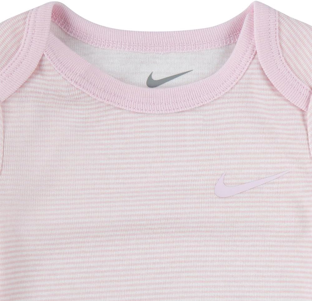 Pink Bodysuit Set: 3-Pack Baby Girls Essentials by Nike