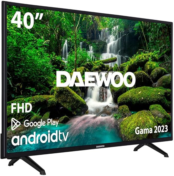 DAEWOO Televisor Smart TV 40DM53FA1 40'' Full HD WiFi Bluetooth E Negro