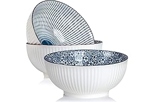 QINLANG Asian Soup Bowl: Ramen's Perfect Porcelain Pal