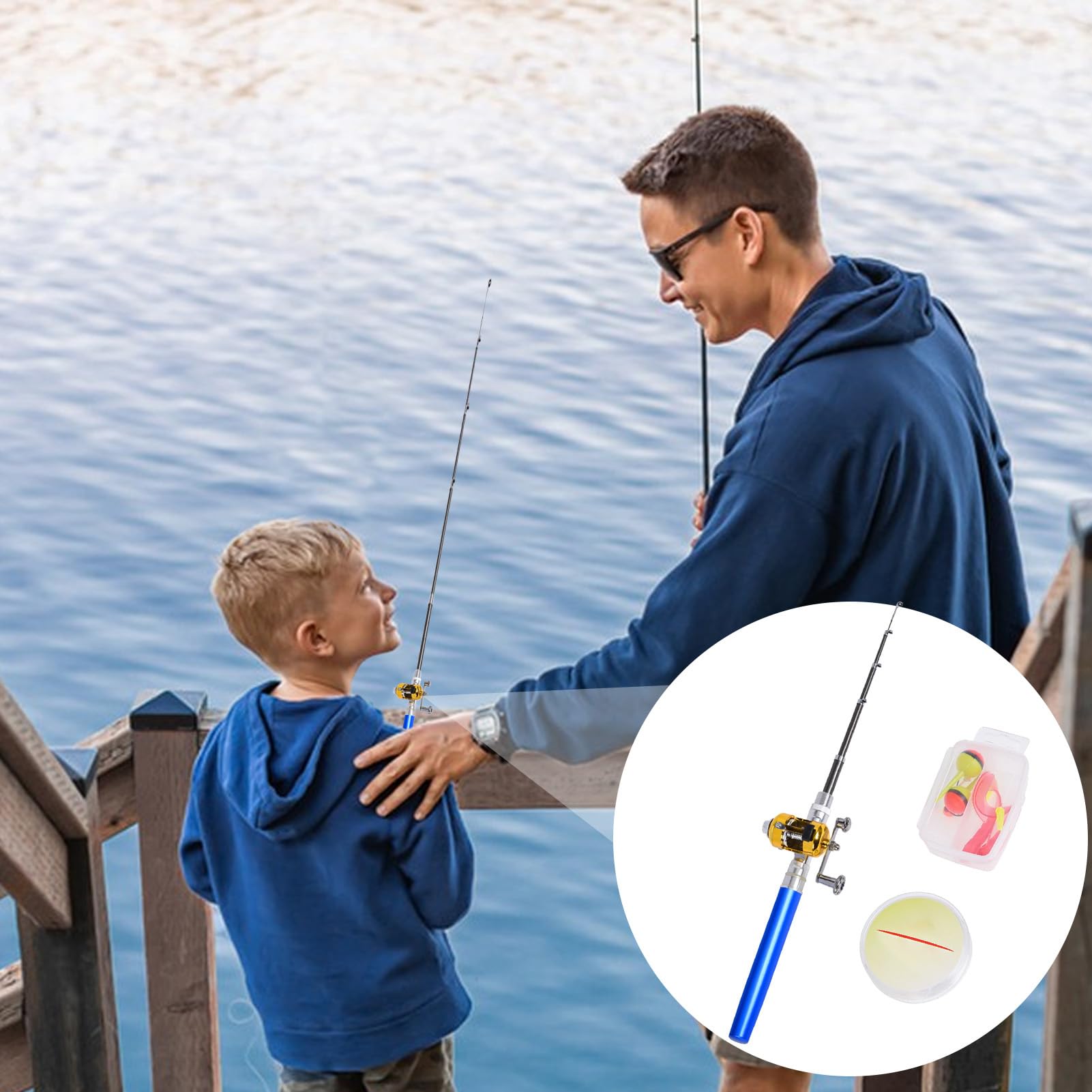 Pocket Pen Fishing Rod, Pen Rod and Reel Combo, Pocket Fishing Rod, Pen Fishing Rods, Small Fishing Pole, Pocket Fishing Pen, Fishing Pen Rod Combo, Compact Fishing Rod, Pen Fishing Rod for Hikers,