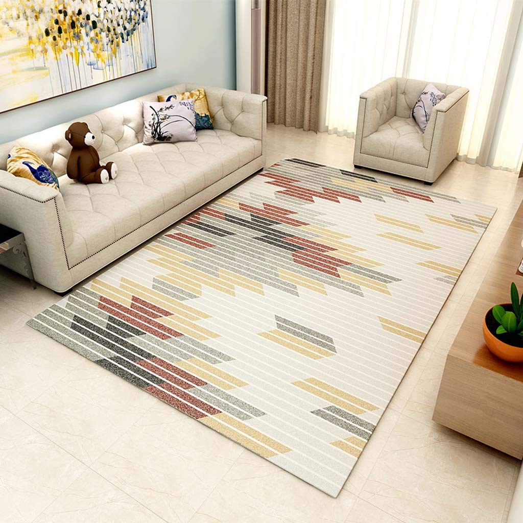 Tapis enfant nordique 180x300cm grand format pour salon et chambre