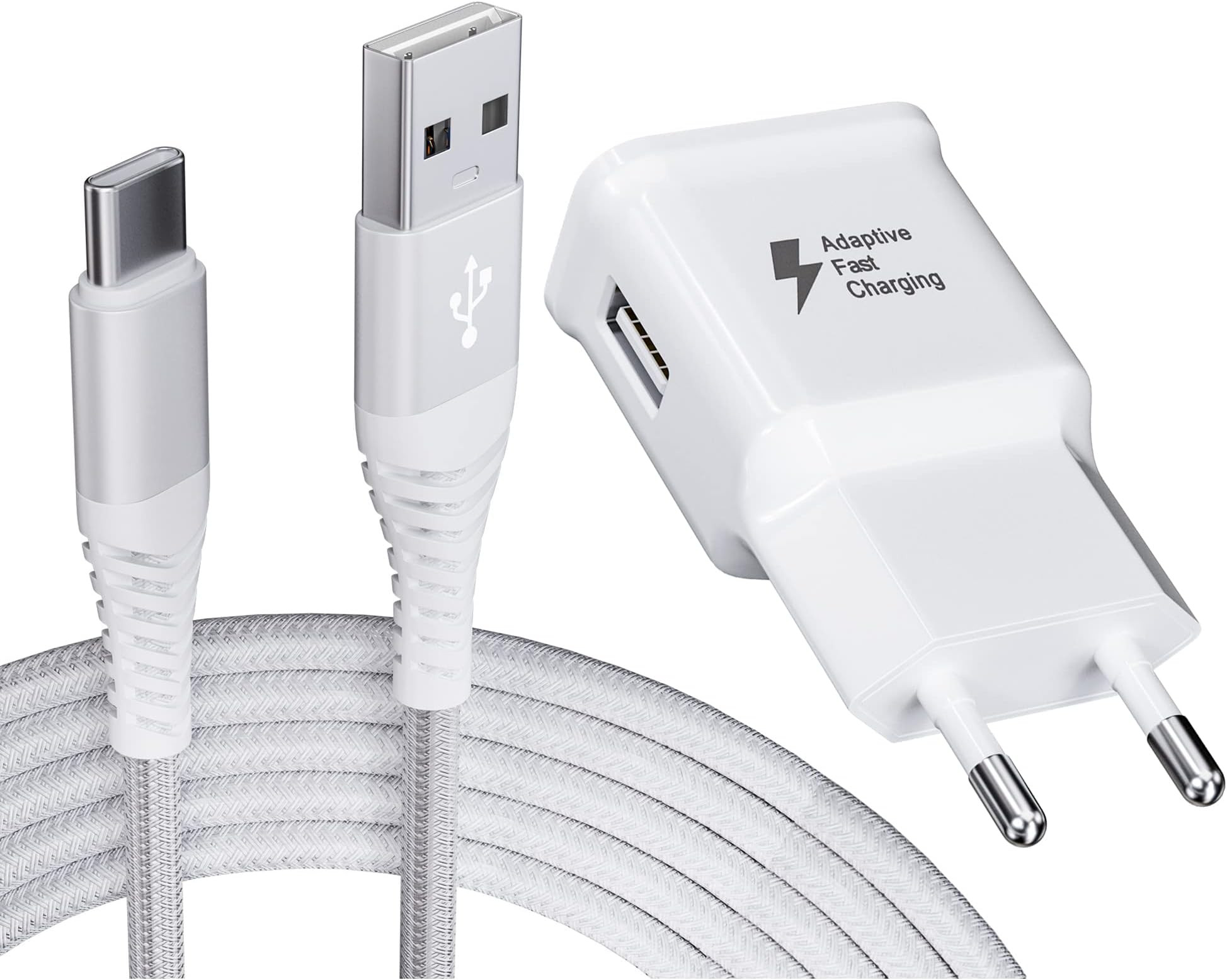 Chargeur USB avec Câble de Charge USB Type-C Chargeur Rapide Pour