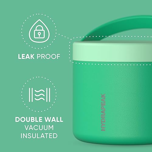 Miniatura 3 de Hydrapeak 18oz Stainless Steel Vacuum Insulated Food Jar Hot Food and Cold Food, Wide Mouth Leak-Proof Soup for Adults, 10 Hours Hot and 16 Hours