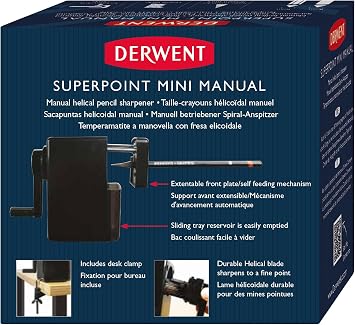 Derwent Super Point Mini Manual Pencil Sharpener (2302000)