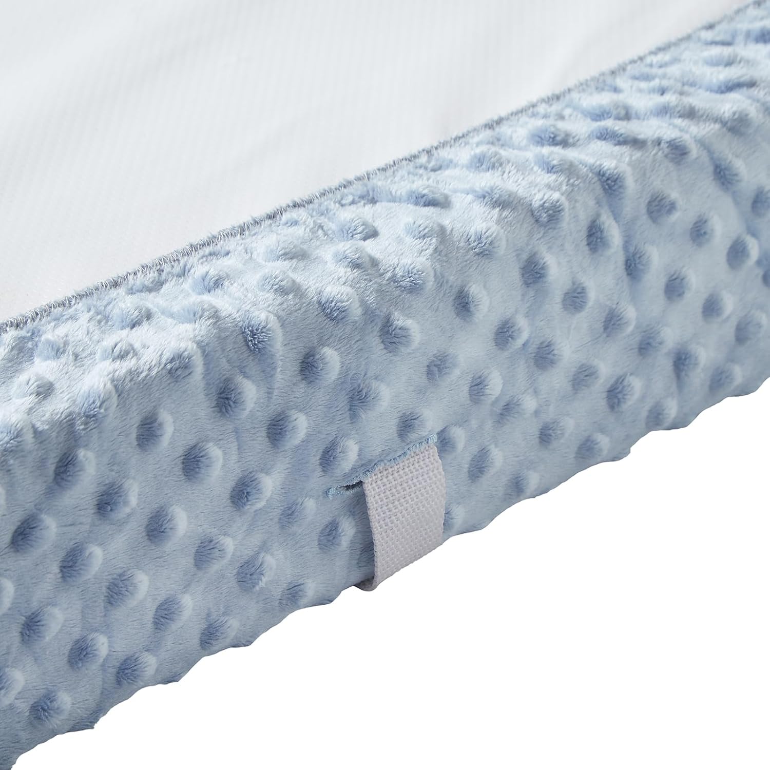 Baby Changing Pad Cover, Super Soft Plush Dot | Diaper Changing Table Covers for Baby Girls and Boys, Ultra Comfortable, Safe for Babies, Fit 32"/34'' x 16" Pad (SkyBlue)