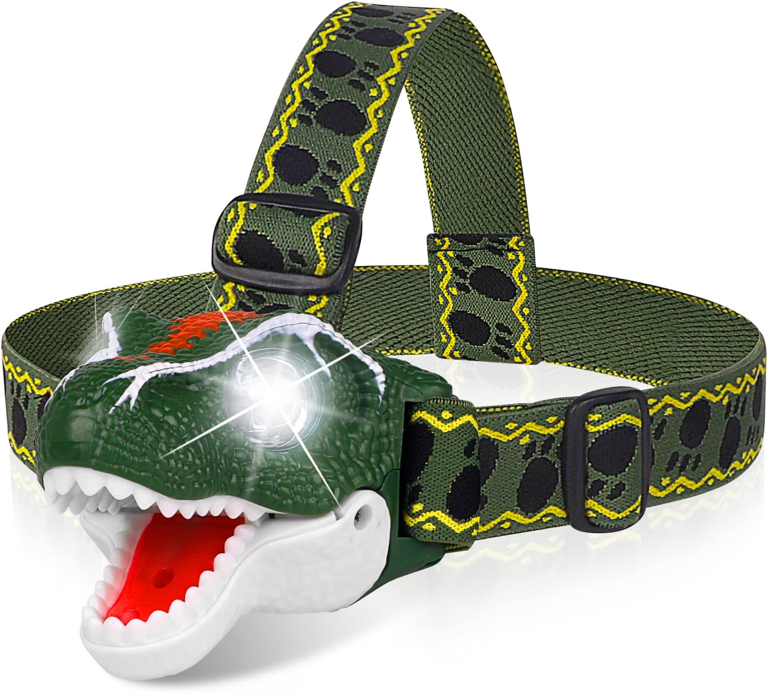- Dinosaur Headlamp T-Rex LED Headlamps for Kids Flashlights Camping Gear - Dinosaur Toys for Boys Girls Toddlers Outdoor Toys for Kids Birthday Halloween Stocking Stuffers