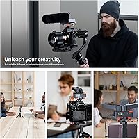 Vista 8 de COMICA Traxshot Pro - Micrófono de escopeta profesional, 3 modos de recogida, salida digital USB C, micrófono de video para cámara DSLR, iPhone