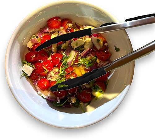 Miniatura 5 de Juego de utensilios de cocina de silicona de 12 piezas con soporte giratorio y soporte para cuchara (negro)