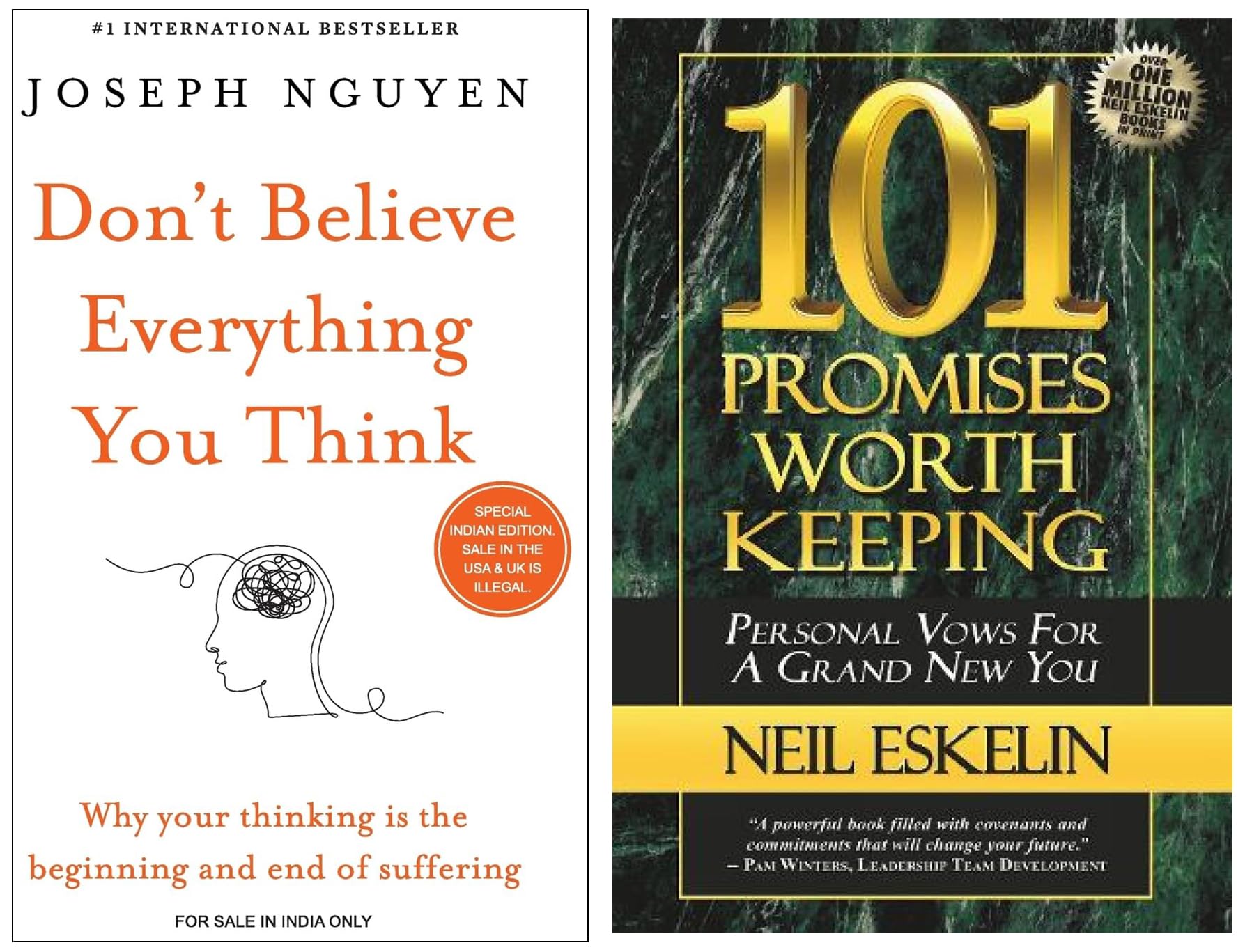Don't Believe Everything You Think (English) + 101 Promises Worth Keeping (English)