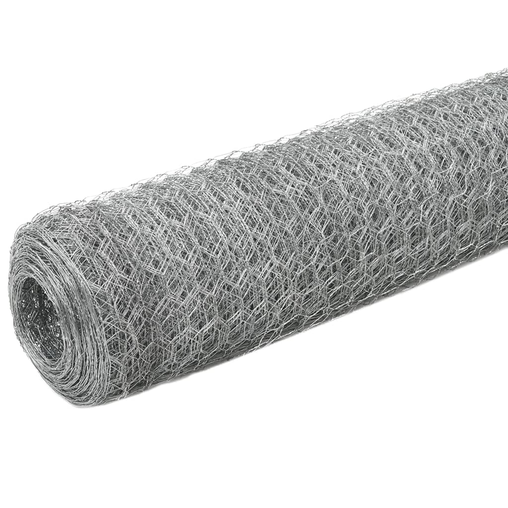 Valla de Alambre para gallineros: Acero Galvanizado Versátil con Revestimiento de PVC, Ideal para Aviarios, Confinamiento de Ganado y Protección de Plantas (25x1.5 m)
