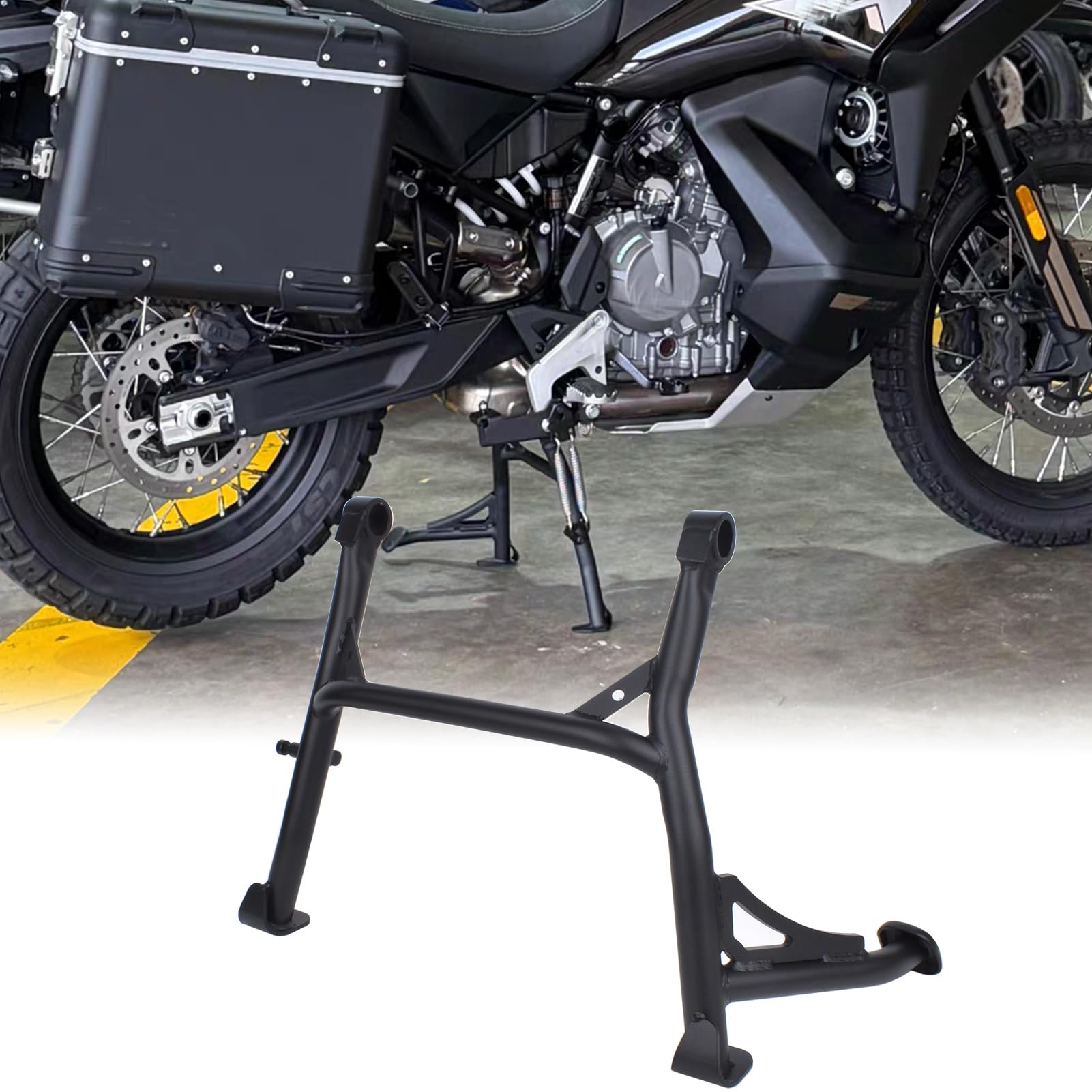 Cavalletto centrale per motocicletta, adatto per accessori CF&MOTO 800MT-X 800MTX 2024-2025, supporto per cavalletto centrale, cavalletto principale.