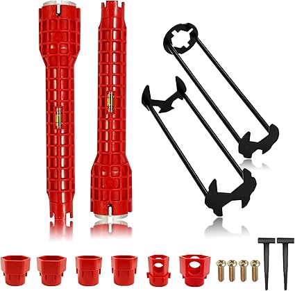 Multifunctional Kitchen Faucet Sink Basin Wrench Kitchen Drain Tub Removal nut.