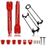Rmannke Multifunctional Kitchen Faucet Sink Basin Wrench, Kitchen Drain Tub Removal nut Plumbing Plumber, 8 in 1 and 14 in 1 Four-jaw Hex Wrench, for Tight Spaces Installation and Repairs Tools