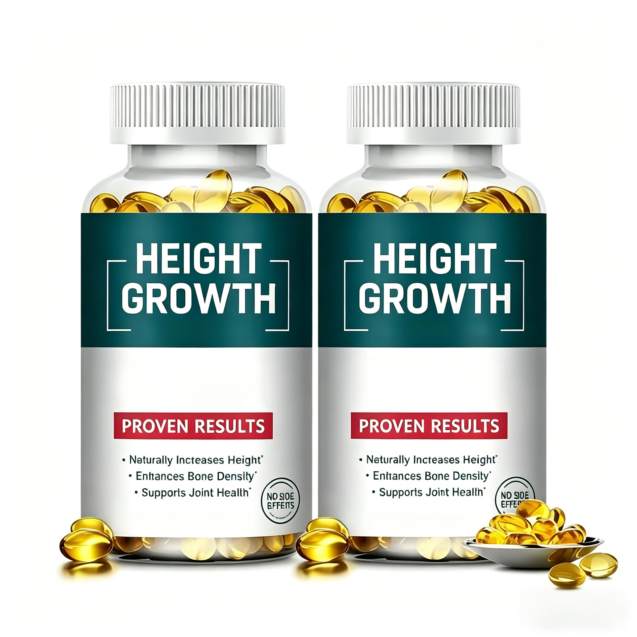 Height Growth, Supports Bone Strength and Density, GMO-free, Gluten-free (2)