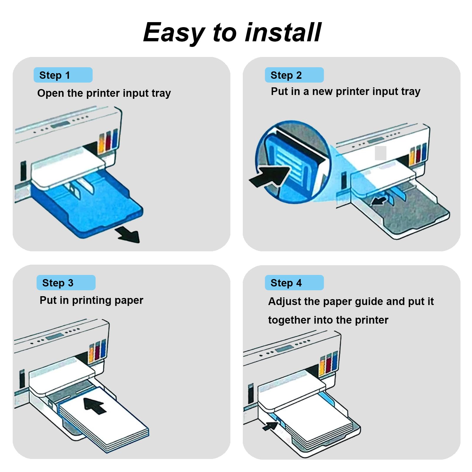 Paper Tray 9010 1KR42-90026 Fits For HP 9015 9018 9019 9012 9010E 9015E 9016 - View #10