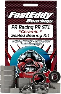 FastEddy Bearings Compatible with PR Racing PR ST1 Ceramic Rubber Sealed Bearing Kit