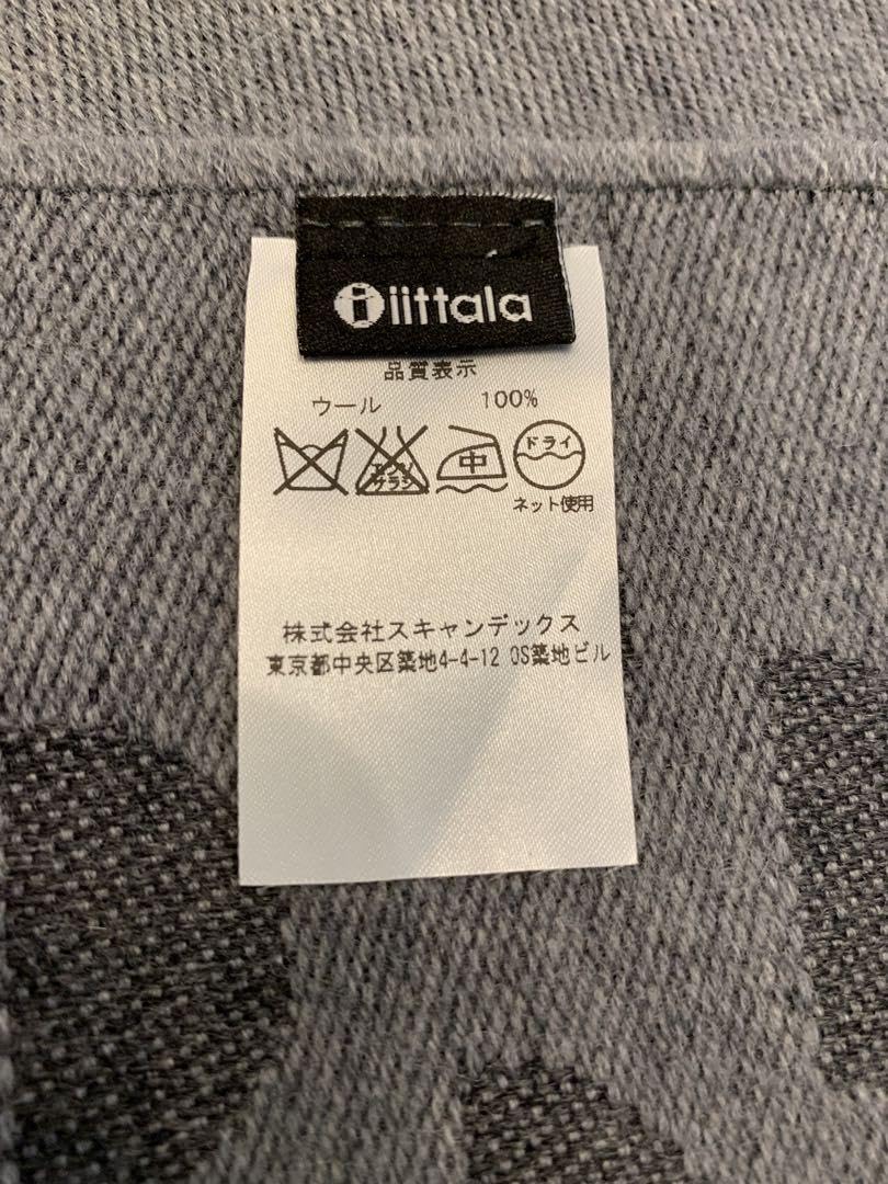 Amazon.co.jp: イッタラ タイカ スロー ブランケット グレー クラウス 
