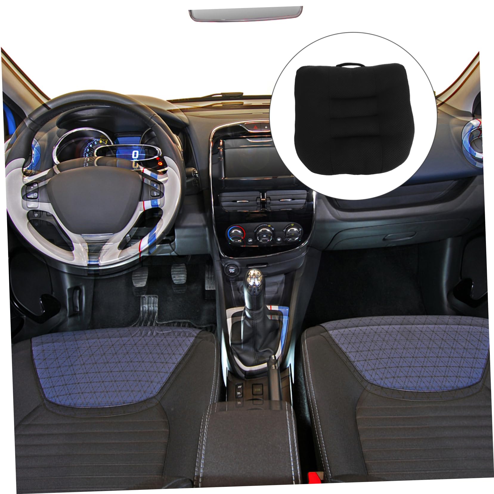 Gogogmee Car Seat Heightening Cushion for Adults Short Driver Pad for Enhanced Comfort Supports Healthy Driving Posture Thick Cushion for Long Drives and Daily