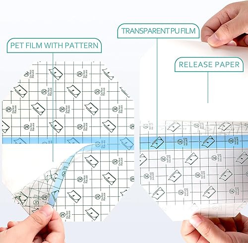 Miniatura 3 de 50 vendajes adhesivos transparentes impermeables transparentes para vendajes de película transparente, cinta elástica para vendaje para tatuajes,