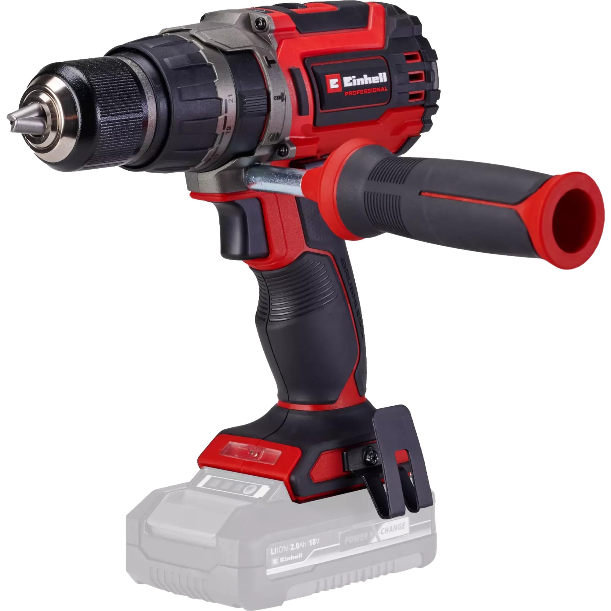 Einhell Professional TP-CD 18/70 Li-i BL-Solo Power X-Change Hammer Drill with Battery (18 V, Brushless, 70 Nm, Drilling Function, 13 mm Chuck, 2 Speed, Without Battery)