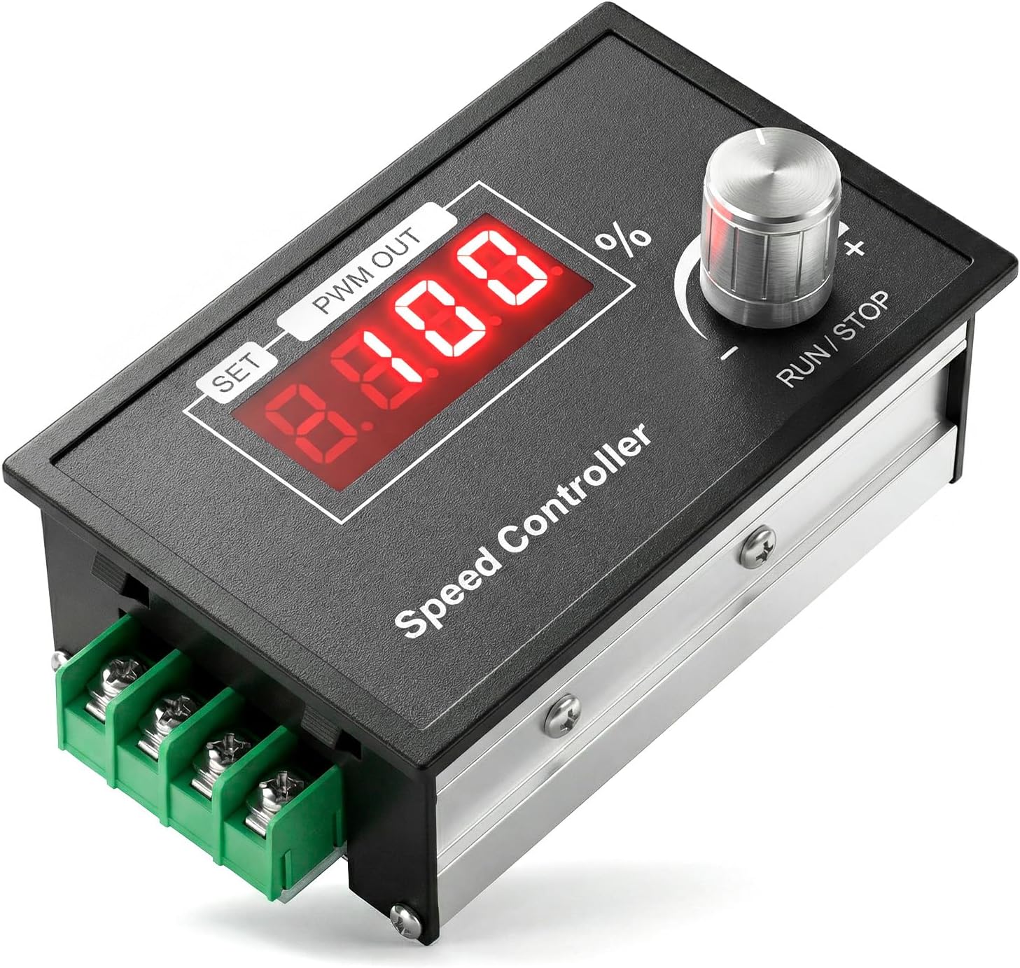 Контроллер скорости двигателя постоянного тока QWORK® PWM 6-60 В 30 А - цифровой светодиодный дисплей. Контроллер скорости двигате