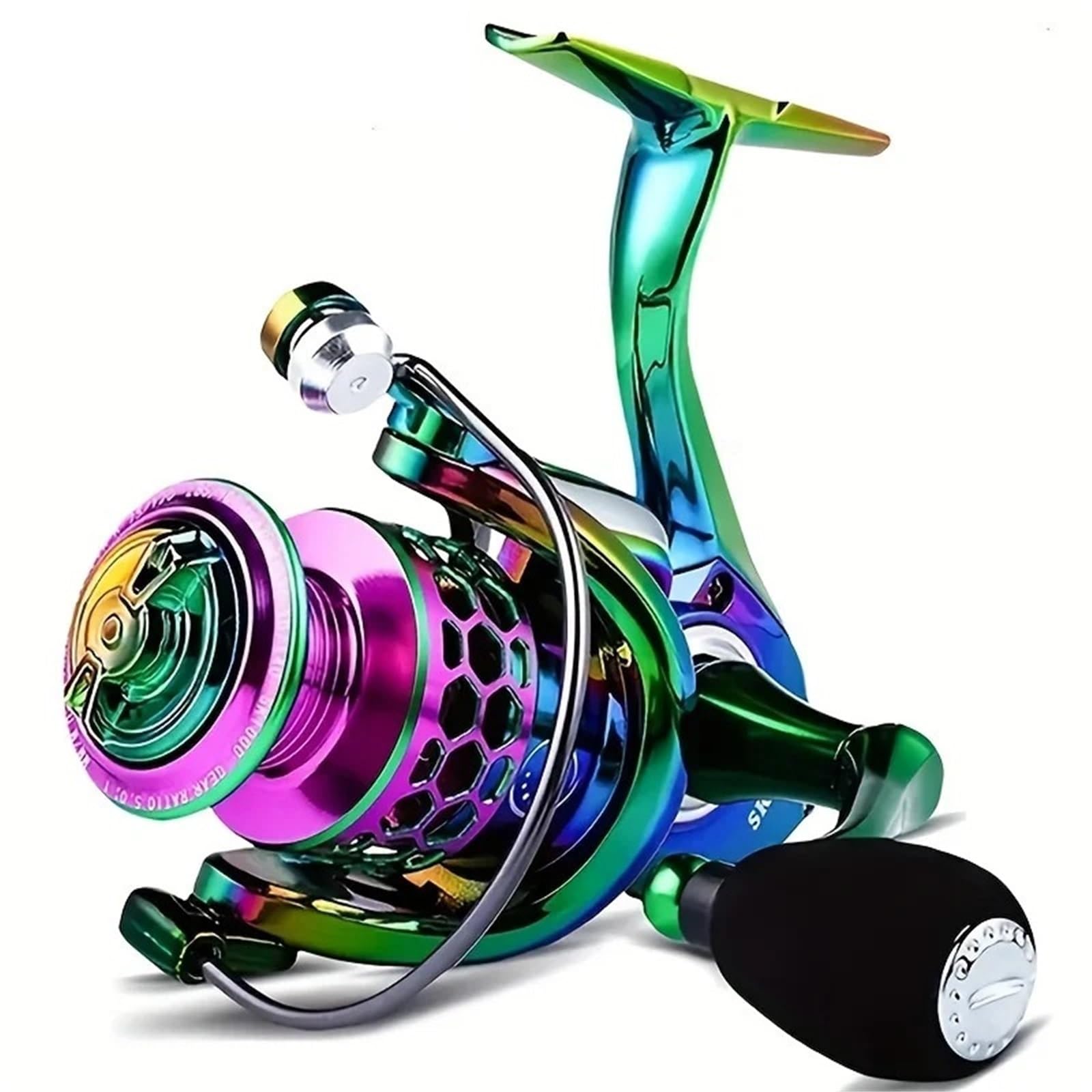 Carretes De Pesca Serie 1000-6000, relación de Engranaje 5,0: 1/4, 7:1, Arrastre máximo de 22LB, balancín de Metal CNC, Carrete de Pesca Giratorio, for Agua Dulce Salada