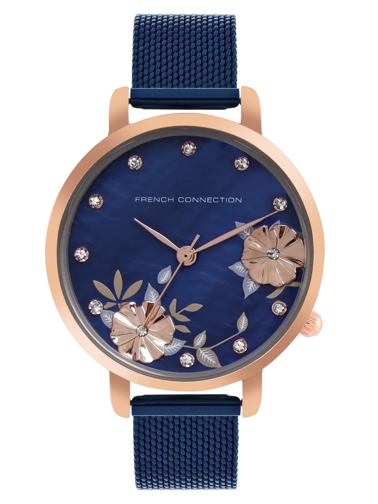 French Connection Metal Analog Blue Dial Womens Watch-Fc21Lm (B09XHWK96W) Amazon Price History, Amazon Price Tracker