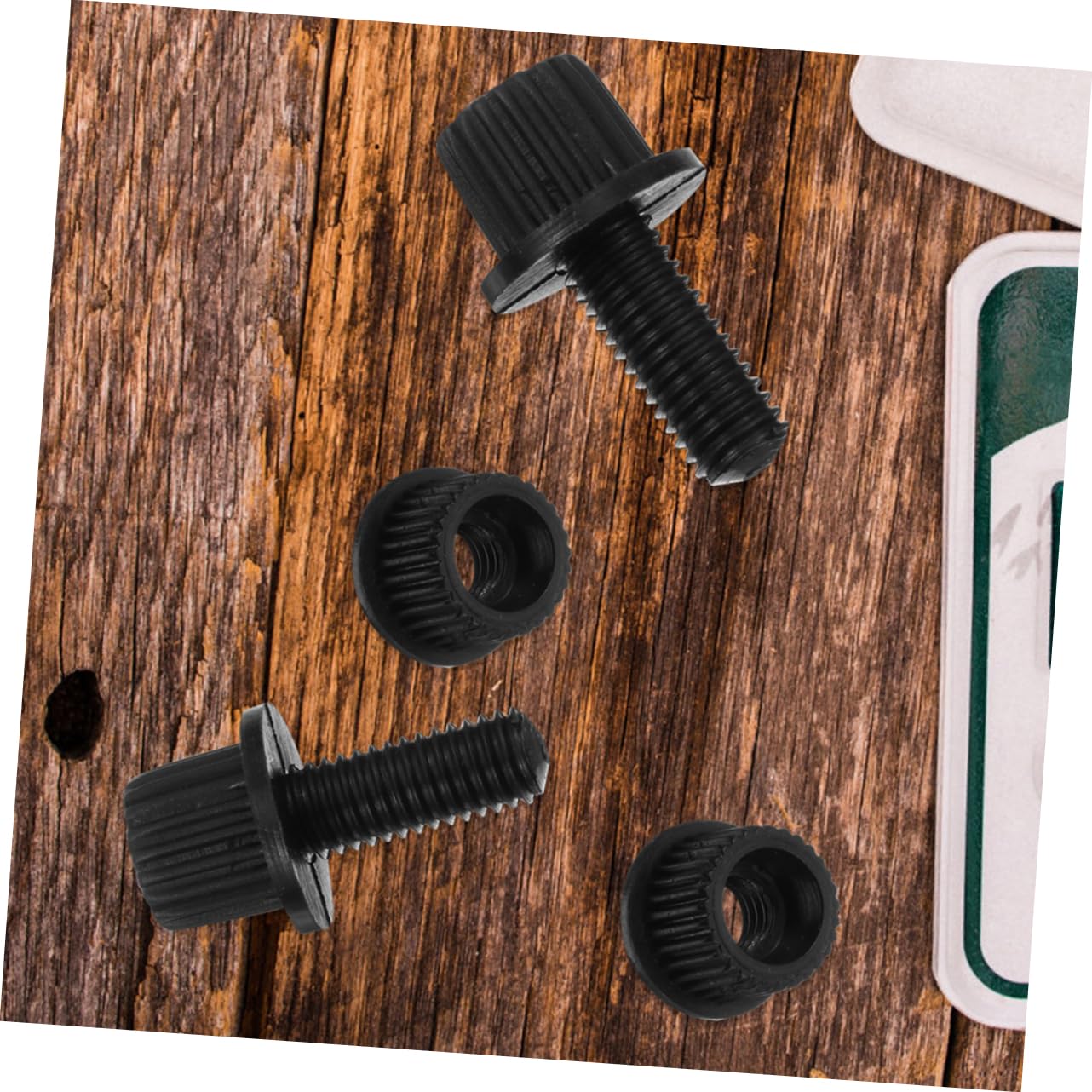 8pcs Motorcycle License Plate Screws Resistant Fasteners Secure Thread Design Fit for License Plate Mounting Durable Nylon Construction Stylish and Functional Design
