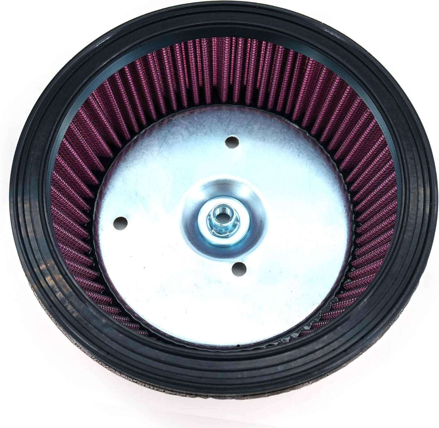 Harley Air Filter Engine Air Cleaner Motorcycle Air Filter for Harley 1999-2017 Dyna, 2000-2015 Softail, 1999-2007 Touring (Red)