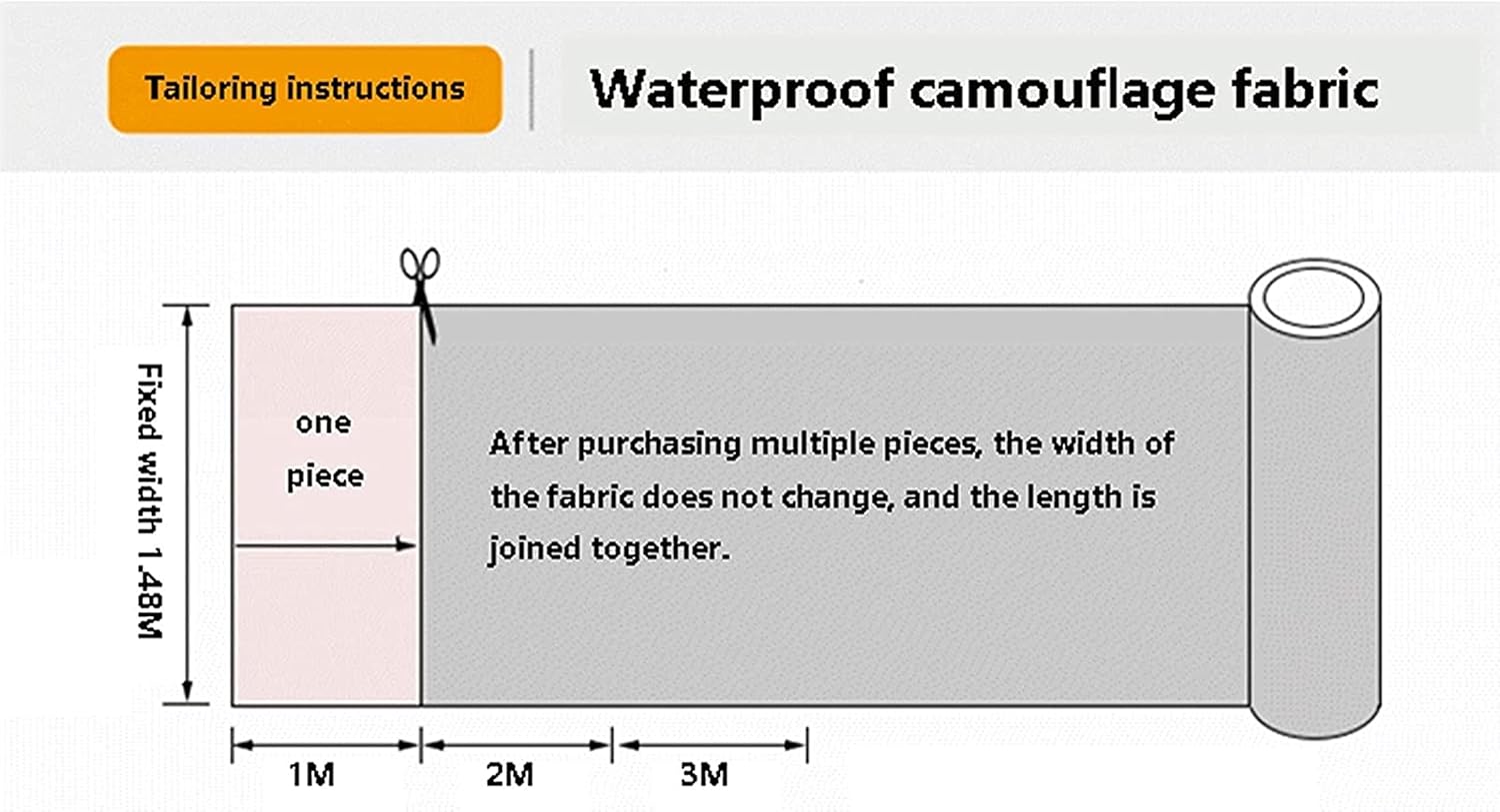 Camouflage Cotton Material 600D Waterproof Camouflage Patchwork Fabric, 500g/m, Used for Clothing, Tablecloths, Interior Decoration(Color:6)