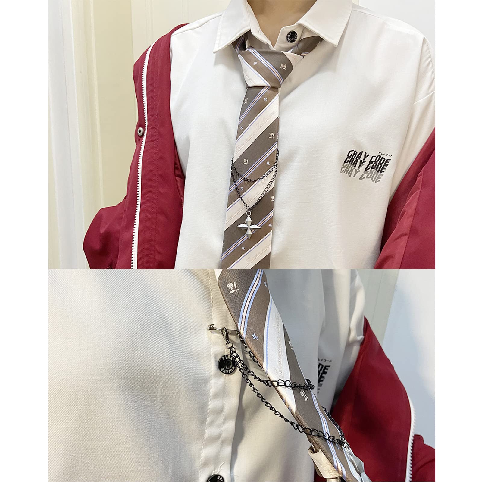 装飾彫刻入りネクタイピン チェーン付き Amazon | ORAZIO メンズ ネクタイピン 6個 タイピン チェーン付き 14K