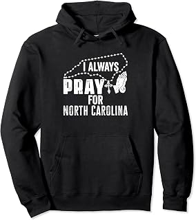 Rosary North Carolina Catholic Church Virgin Mary Jesus God Pullover Hoodie