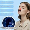 Red Light Nasal Therapy Device, RespiRelief Red & Infrared Light Therapy Instrument, Portable Physiotherapy Nasal Soothing Device for Nose Nasal Clearing (Black A)