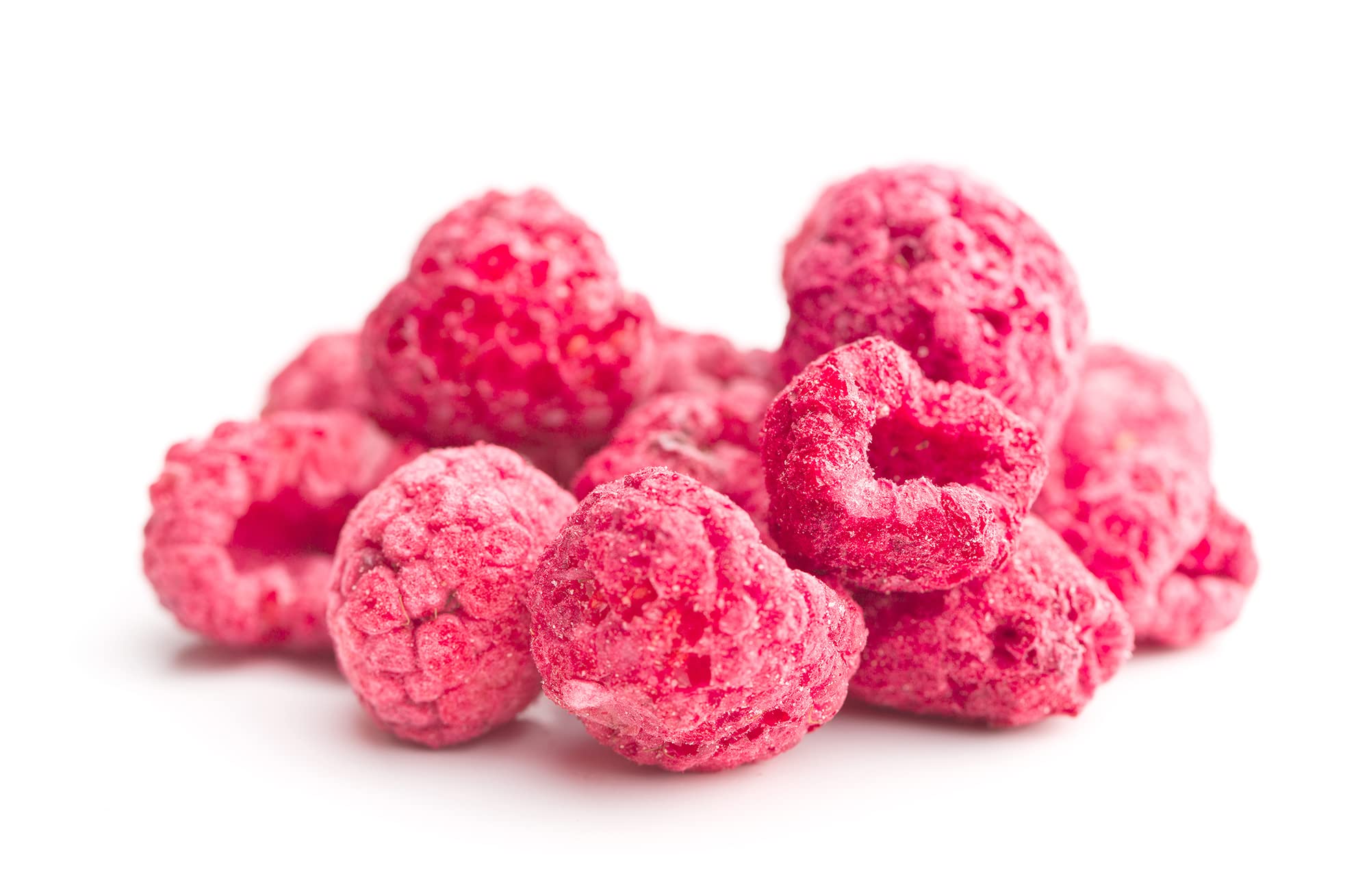Mynatura gefriergetrocknete Himbeeren I Früchte I Trockenobst I Raspberry I Müsli - schonend getrocknet - (2 x 500g)