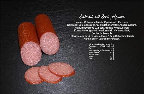 Wurst aus Thüringen I Wurst als Schlemmerpaket I Feine Auswahl an Salami‘s - 5