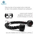 Zipzell™ Sports Professional 27-Inch Tricep Rope, Braided Cable Machine Attachment for Back, Biceps, Shoulders Workouts, Black gallery image