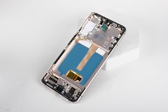 OLED for Samsung Galaxy S22 Plus Screen Replacement for Samsung S22 Plus LCD Display SM-S906B SM-S906U LCD Digitizer Touch Assembly with Frame (Support Fingerprint,Original Size) (Gold)