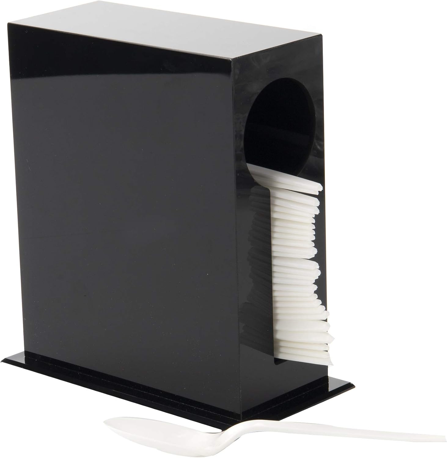 Buy Mind Reader Plastic Utensil Stand, Cutlery Dispenser, Plasticware