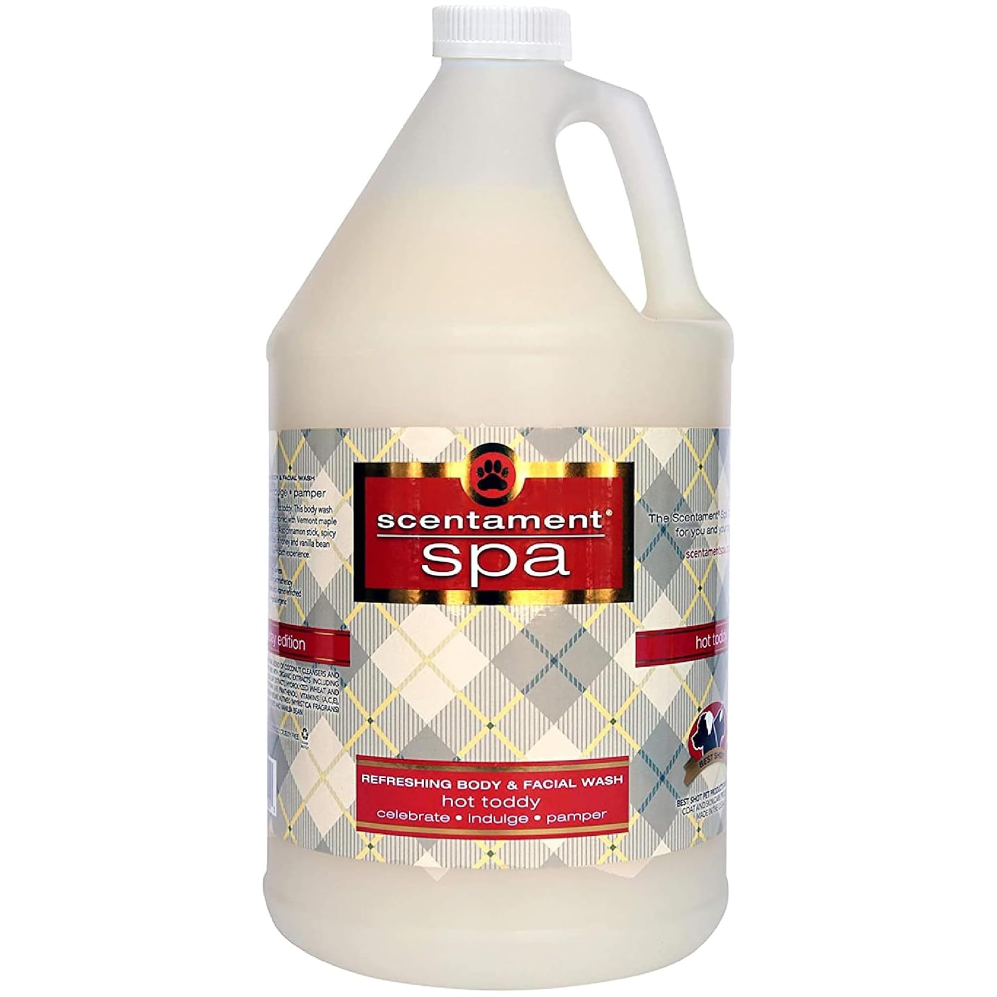 Best Shot Scentament Spa Seasonal Facial &amp; Body Wash, Hot Toddy, 1 Gallon