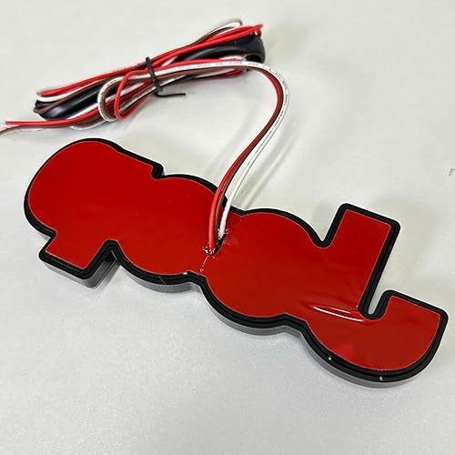 Miniatura 6 de Emblema de guardabarros iluminado para Jeep, color negro, 2 piezascaja