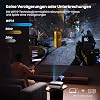 Offiziell lizenzierter Google TV Smart Beamer HAPPRUN 25000L Beamer 4K Heimkino mit Dolby Audio Wi-Fi & Bluetooth Integrierte Streaming-Apps 300 Projektor Kompatibel mit Spielkonsolen und Handy