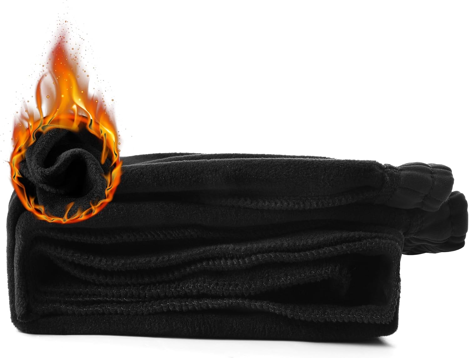 Men's Warm Lined Athletic Sweatpants Jogger Fleece Pants Winter Warm Track Pants - Image 4