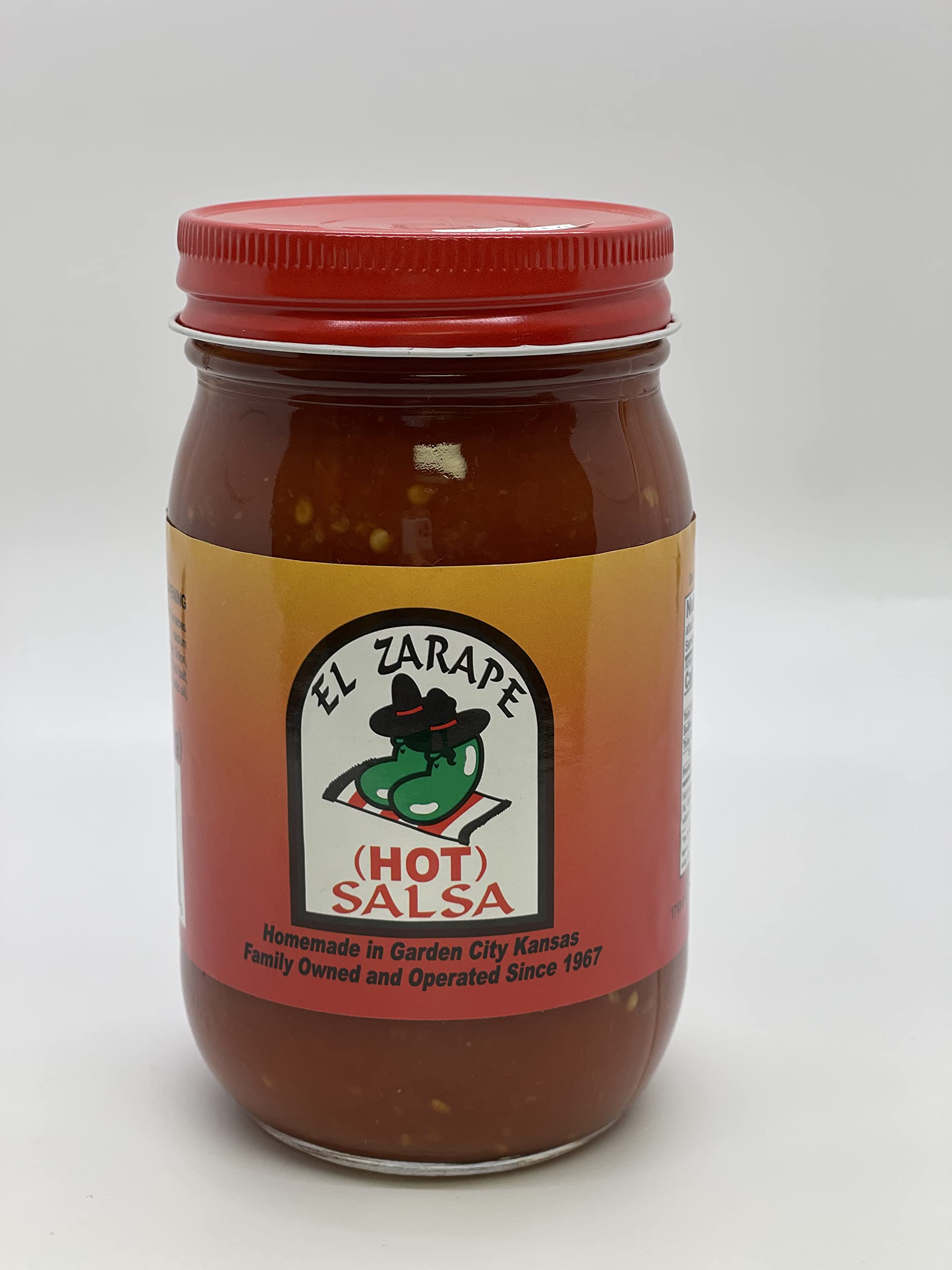 El Zarape Hot Salsa, 16oz.