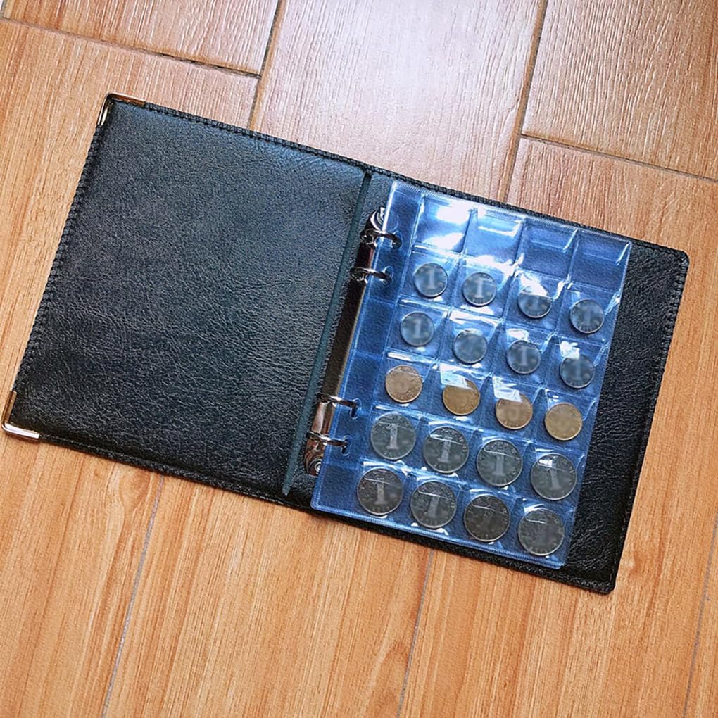3 zestaw 480 kieszeni kolekcja monet album książki organizer rocznica karty przechowywanie torba uchwyt albumy gospodarstwo domowe biuro akademik