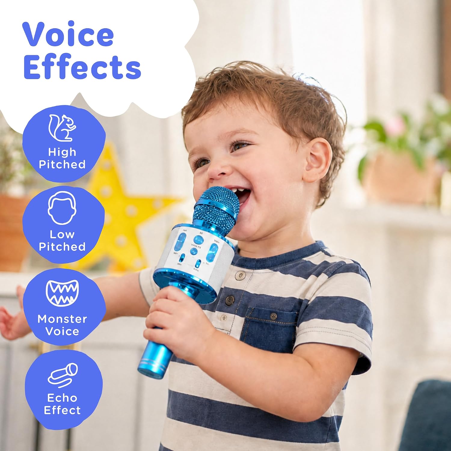 move2play Kids Karaoke Microphone Includes Pre
