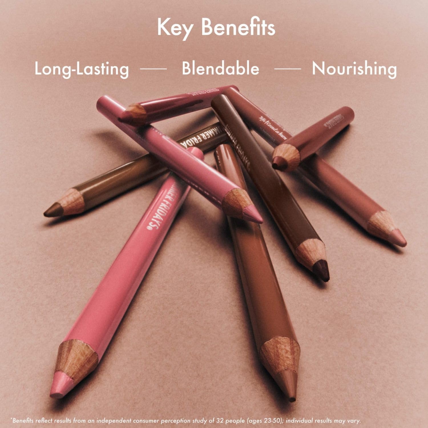 Summer Fridays SoftLine Lip Liner Pencil - Creamy, Long-Lasting Matte Lip Pencil for Sculpted Definition - Skin Care Infused Makeup with Hyaluronic Filling Spheres + Jojoba Oil - Cinnamon (1.02 g)