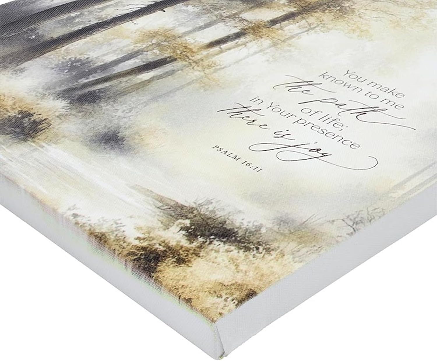 P. Graham Dunn Inspirational Nature Canvas Wall Art, 11" x 11", You Make Known To Me
