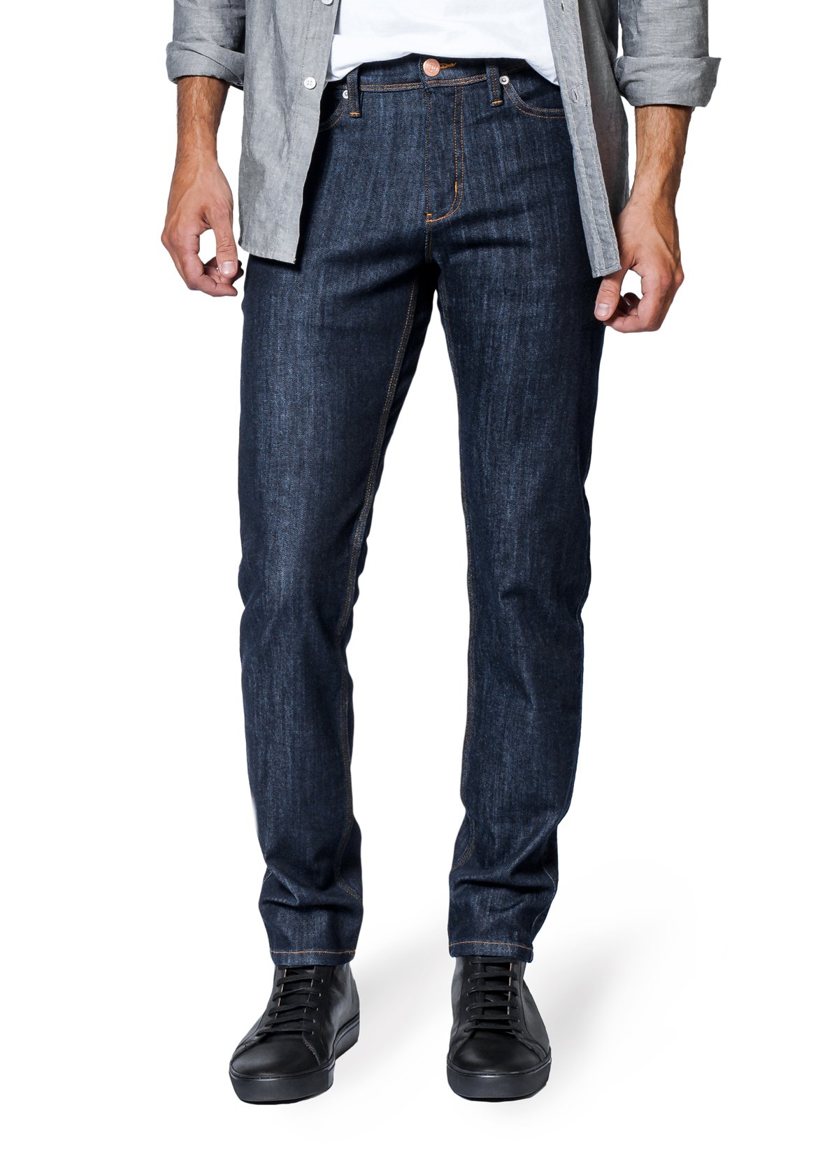 DU/ER L2X Performance Denim Slim Fit Men's Jeans, Rinse
