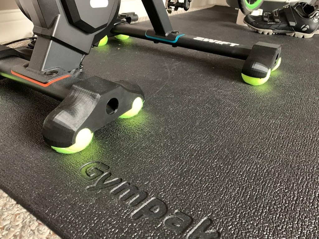 zech3D Rocker Plate Füße – Set 4 Stück kompatibel mit Zwift Hub One inkl. Tennisbälle
